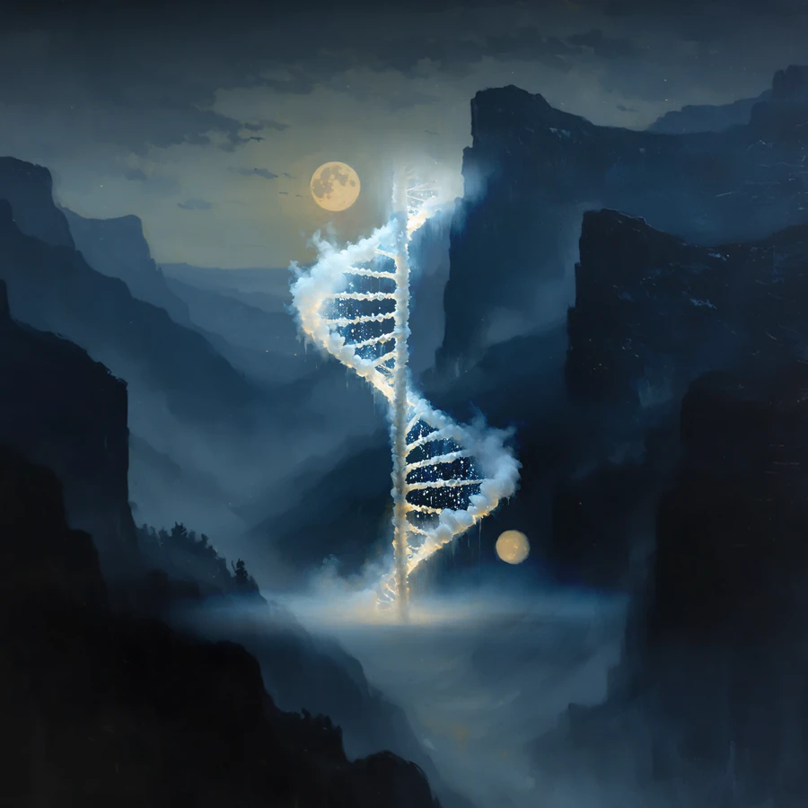 The Choral Dreamer Sound DNA art