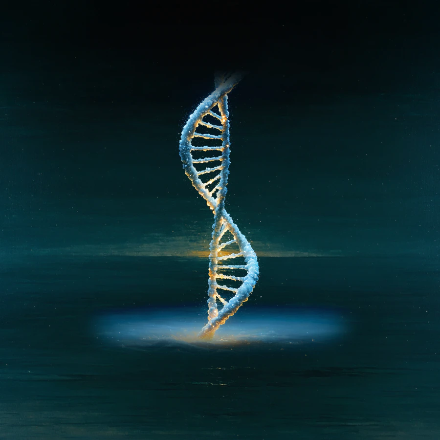 The Silent Diver Sound DNA art