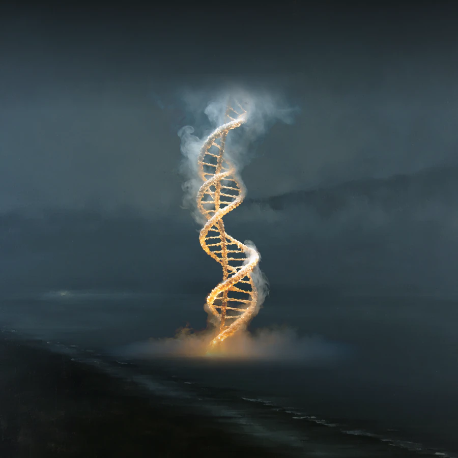 The Slow Breather Sound DNA art